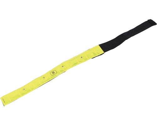 Žlutá reflexní páska na ruku se suchým zipem