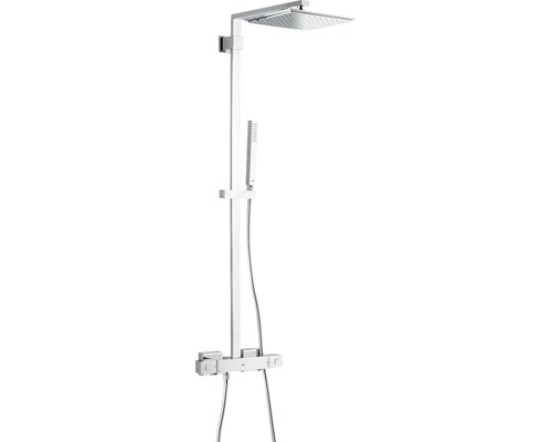 Sprchový systém s termostatickou baterií GROHE Euphoria Cube System chrom lesk 26087000