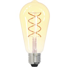 LED žárovka FLAIR E27 4W/25W 245lm 2200K amber spirála