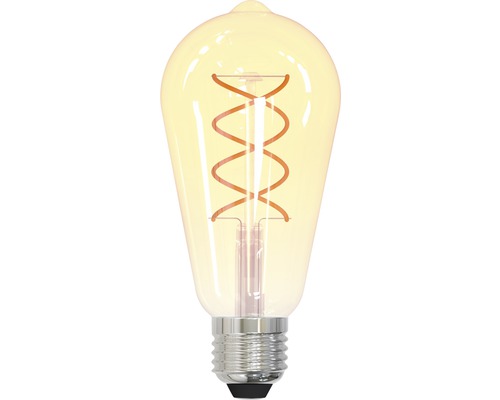 LED žárovka FLAIR E27 4W/25W 245lm 2200K amber spirála