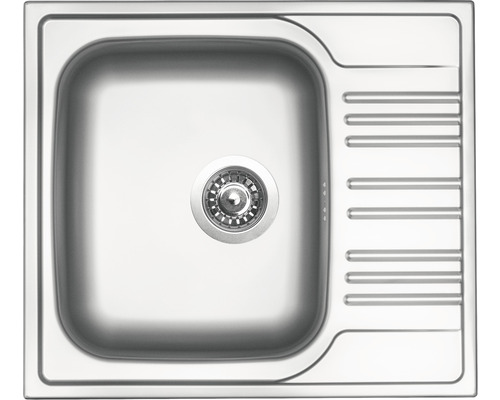 Nerezový dřez Sinks STAR 580 V 0,6 mm matný