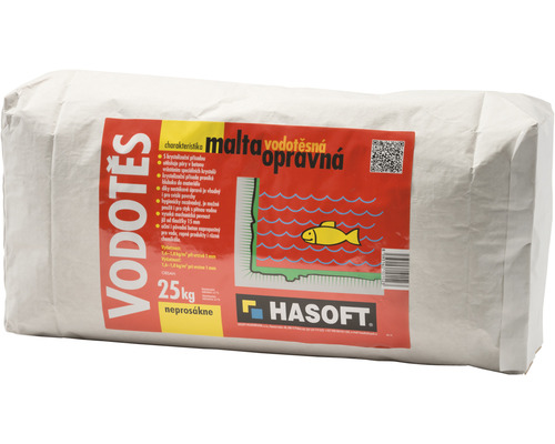 Balení vodotěsné opravné malty 25 kilogramů