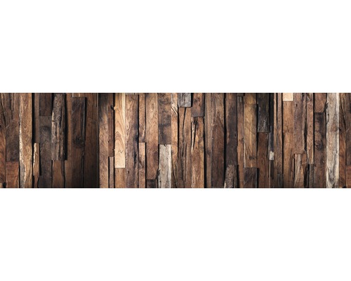 Samolepicí fólie za kuchyňskou linku mySPOTTI splash Rustikální dřevo 60x220 cm