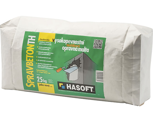 Balení 25 kilogramů opravné malty