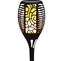Solární lampa s plamenným efektem pro venkovní dekoraci