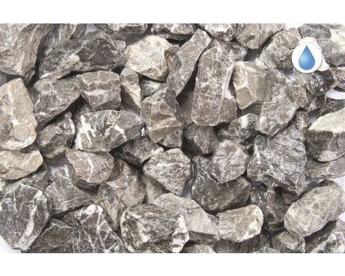 Detailní záběr na okrasný štěrk