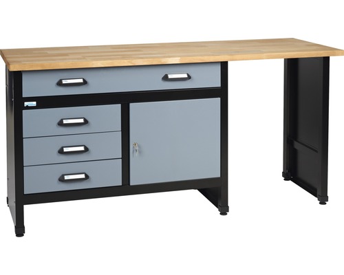 Pracovní stůl Küpper 1700x840x600 mm, 4 zásuvky Pracovní stůl Küpper 1700x840x600 mm, 4 zásuvky