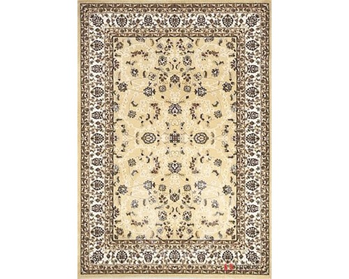 Kusový koberec Salyut 1579B béžový 120x170 cm Koberec s květinovým vzorem a bordurou