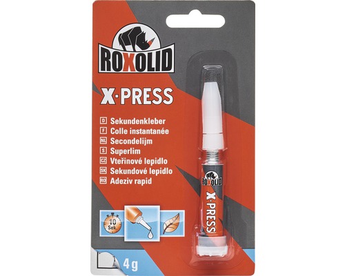 Lepidlo vteřinové Roxolid X-PRESS 4 g