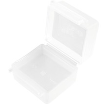 Otevřený, průhledný plastový úložný box