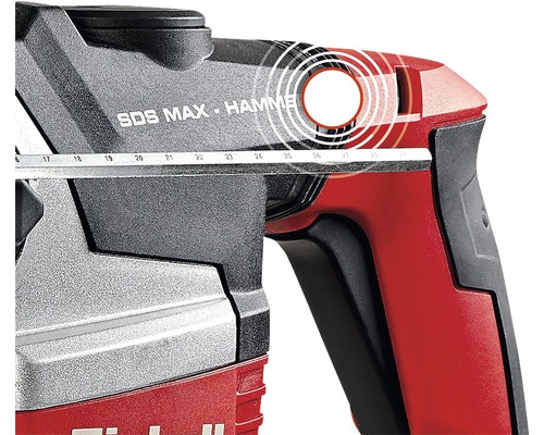 Detailní záběr SDS Max kladiva.