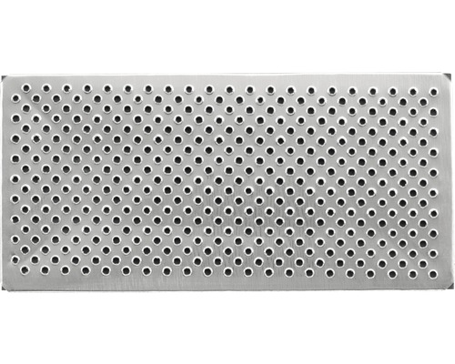 Obdélníkové nerezové struhadlo s děrovaným vzorem