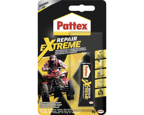 Univerzální lepidlo Pattex Repair EXTREME flexibilní 8 g Balení univerzálního lepidla Pattex Repair Extreme