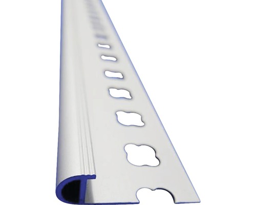 Lišta ALU schodová s nosem 10x2500 mm elox šedá