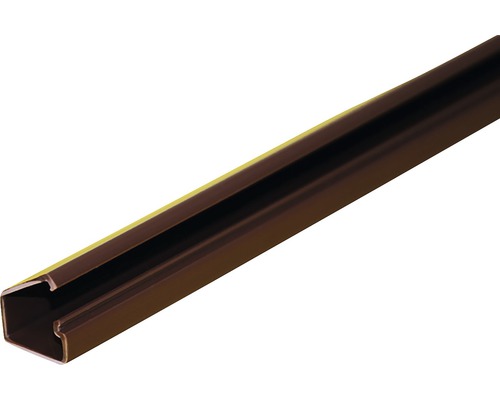 Lišta na kabely LV 18x18mm, délka 2m, tmavé dřevo