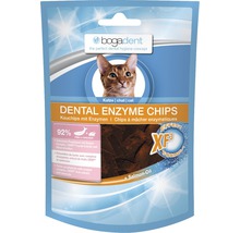 Doplněk stravy pro kočky Bogadent Dental Enzyme Chips rybí lupínky 100 g-thumb-0