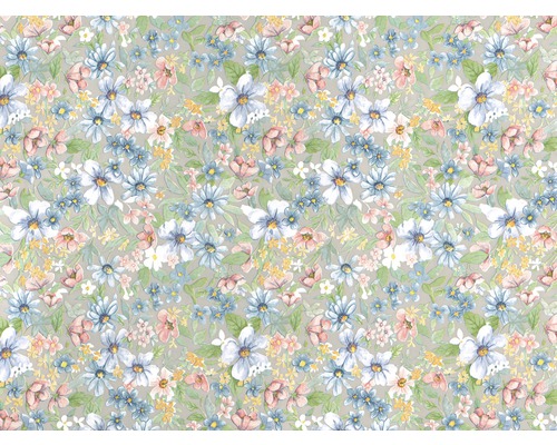 Samolepící fólie D-C-FIX s dekorem Romantic 45x200 cm Květinový vzor s květy a listy