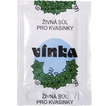 Balení živné soli pro kvasinky