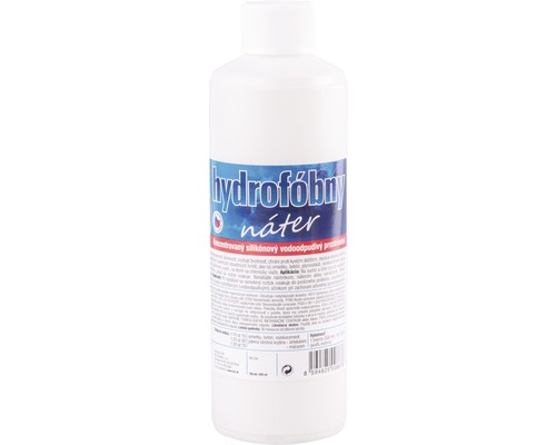 DRUCHEMA hydrofóbní silikonový nátěr Lukofob bezbarvý 0,5 l Hydrofobní nátěr v bílé lahvi
