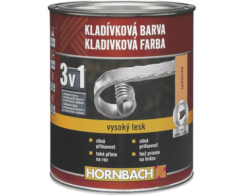 Kladívková barva 2,5l černá lesklá