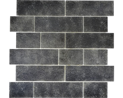 Skleněná mozaika LOFT 49LF 30x30 cm černá