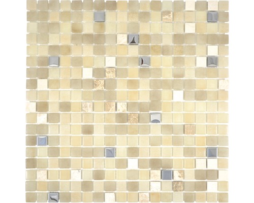 Skleněná mozaika Lope 14AN 30x30 cm béžová