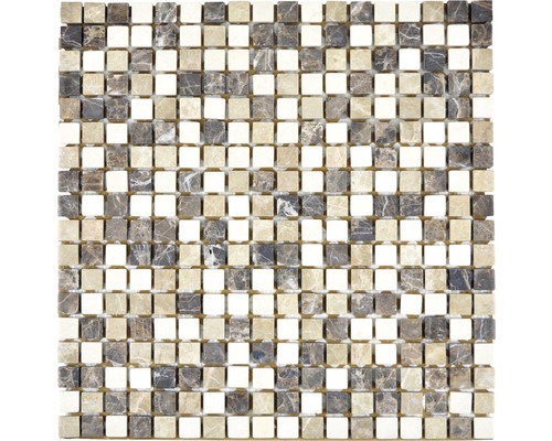 Mozaika z přírodního kamene MOS 15/95 30,5x30,5 cm béžová/hnědá