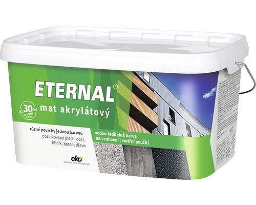 Barva univerzální ETERNAL Mat Akrylátový šedý 5 kg-0