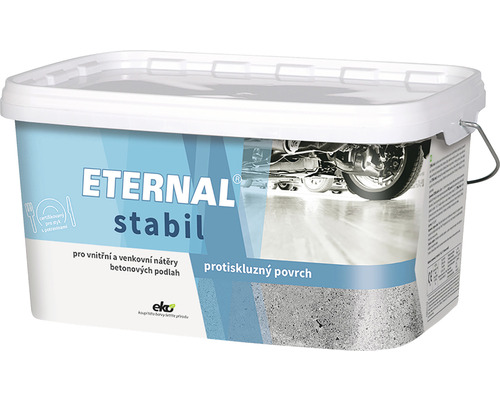 Barva na beton ETERNAL Stabil světle šedá 5 kg Kbelík Eternal Stabil barva na beton pro vnitřní i venkovní použití