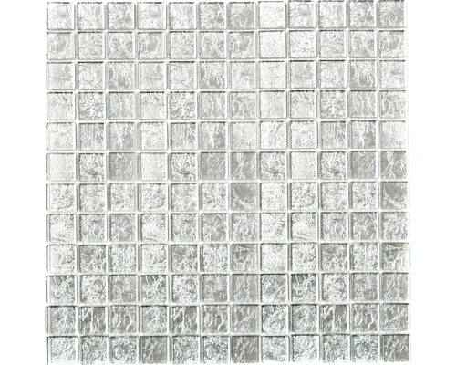 Skleněná mozaika CM 4SB11 STŘÍBRNÁ 30x30 cm