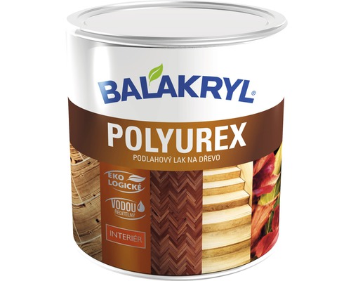 Lak na dřevo Polyurex polomatný V1616/0000 0,58 l ekologicky šetrný