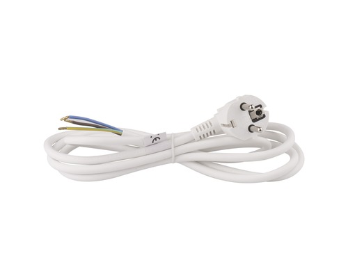 Napájecí kabel Emos Flexo 3x0,75-H05VV-F 2m bíla