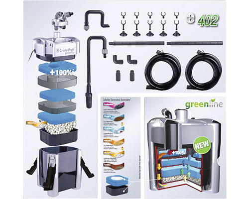 Vnější akvarijní filtr s příslušenstvím