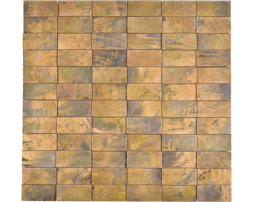Kovová mozaika měděná 3D XK 3DR 16 28x29 cm