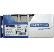 Pojistka DII 10 ampér PROTEC.class, 5 kusů