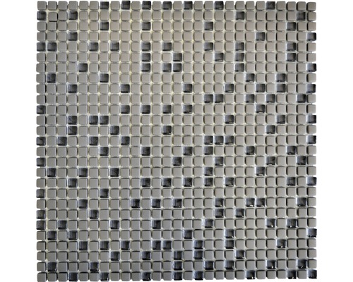 Skleněná mozaika CUBA 05G ŠEDÁ 30,5x30,5 cm