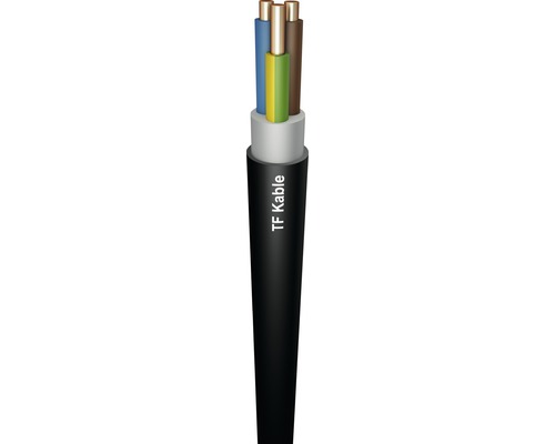 Instalační kabel CYKY-J 3x1,5, metrážové zboží Průřez kabelem TF s několika žilami