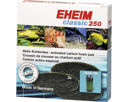 Filtrační náplň EHEIM molitan uhlíkový jemný Classic 250 3 ks