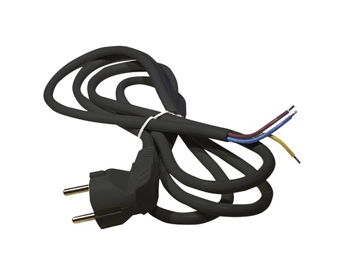 Napájecí kabel Emos Flexo 3x1,0-H05VV-F 3m černá