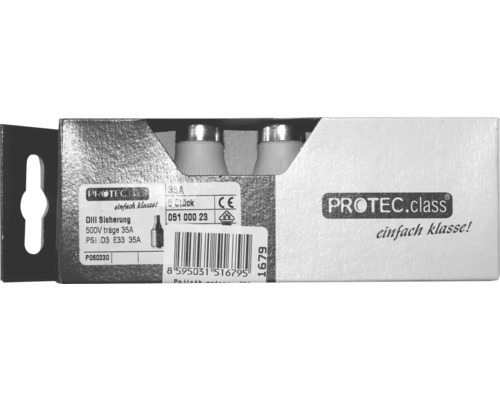 Pojistka DIII 35 ampér v kartonové krabici