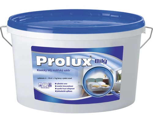 Barva na zeď Prolux Bílý 15 kg + 3 kg zdarma-0