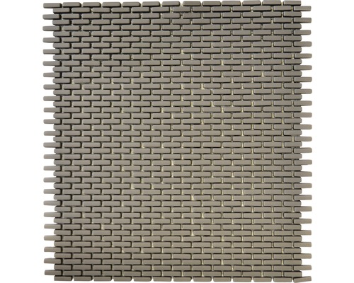 Skleněná mozaika CUBA B25G ŠEDÁ 27,5x29,7 cm