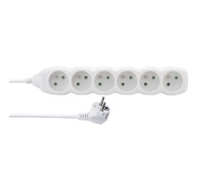 Prodlužovací kabel se šesti zásuvkami a zástrčkou