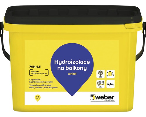 Hydroizolace WEBER TERIZOL 4,5 kg
