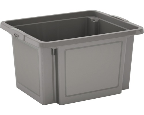 Úložný box H box 25 l, šedý