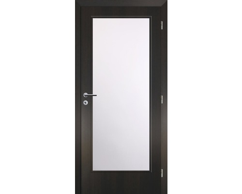 Interiérové dveře Solodoor prosklené, 80 P, fólie wenge (VÝROBA NA OBJEDNÁVKU) Interiérové dveře se skleněnou výplní