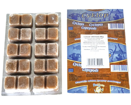 Mražené krmivo Blistr Cyklop 100 g ProKarm Cyclops Copepods mražené krmivo pro ryby