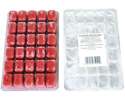 Mražené krmivo Blistr Plankton 100 g Mražený plankton v blistrovém balení pro akvarijní ryby