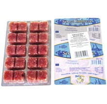 Mražené krůtí srdce v kostkách pro okrasné ryby, 100 gramů