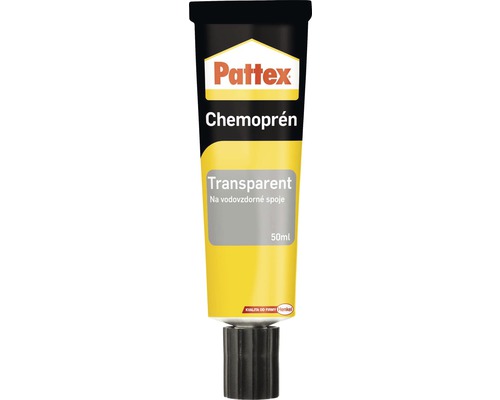 PATTEX Chemoprén lepidlo na obuv, transparentní 50 ml Pattex Chemoprén Transparentní lepidlo, tuba 50 ml